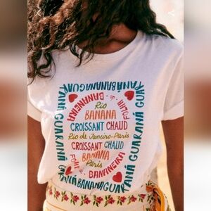 NWT Sézane x FARM Rio T-shirt